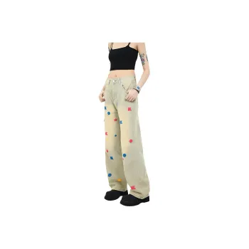 RASHOMONG Jeans Unisex Yellow Mud