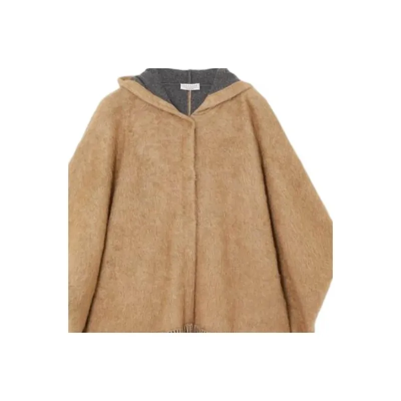 Brunello Cucinelli Cloaks Women's Camel-1