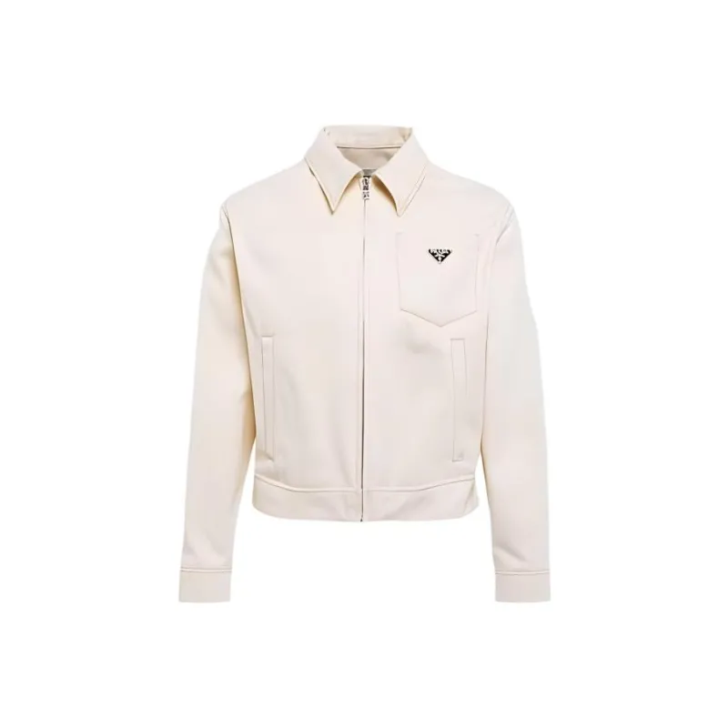 PRADA FW23 Jackets Coats Men's Beige-0