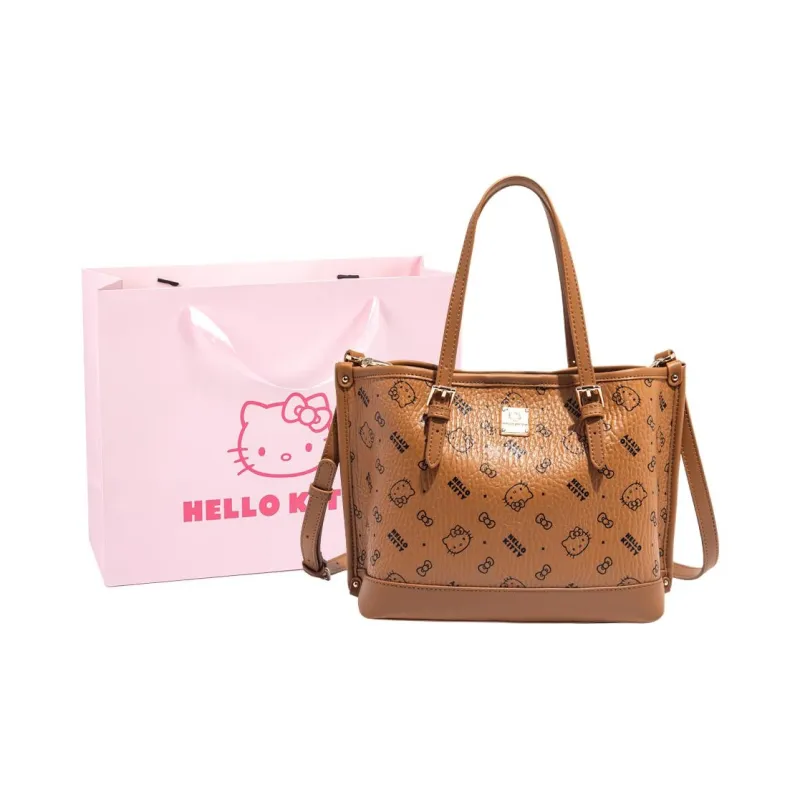 MESUCA Sanrio Hello Kitty Collaboration Kitty Series PU Tote One Shoulder Handbag Women's Multicolor-6