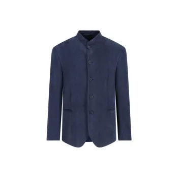 GIORGIO ARMANI Drop Shoulder Buttoned Jacket