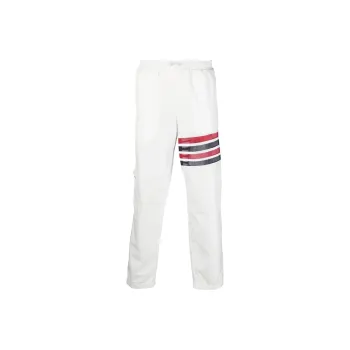 THOM BROWNE Knitted Sweatpants Men White