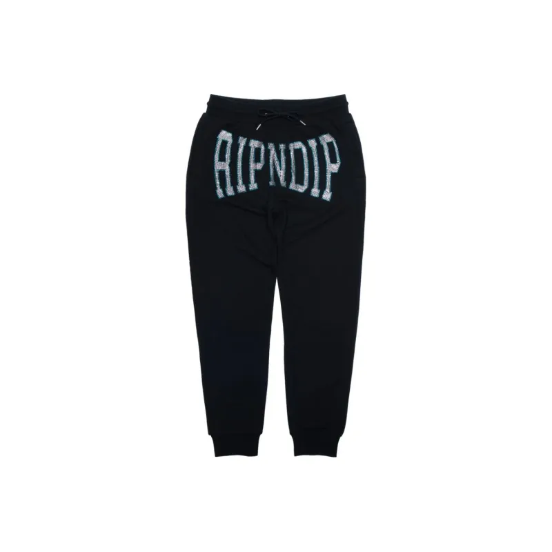 RIPNDIP Knitted Sweatpants Men Black-0