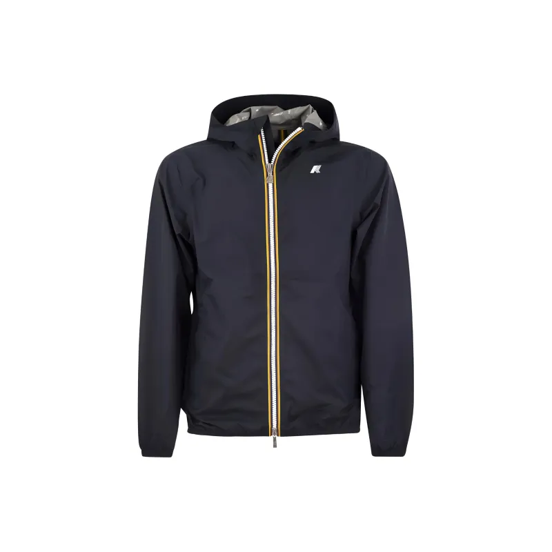K WAY Logo Printed Hooded Zipped Jacket-0