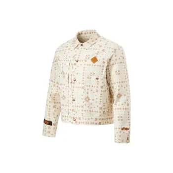 LiNing Basketball Collection Jackets & Coats Men's Rock White Gray With Print