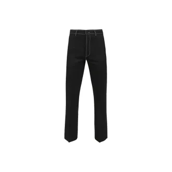Burberry Grain De Poudre Wool Tailored Trousers