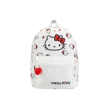 Sanrio Hello Kitty Polyester Backpack Women's Ecru