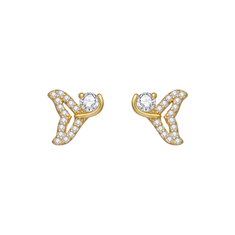 CLARKIA FLOWER 999 Fine Silver Stud Earrings Women's-0
