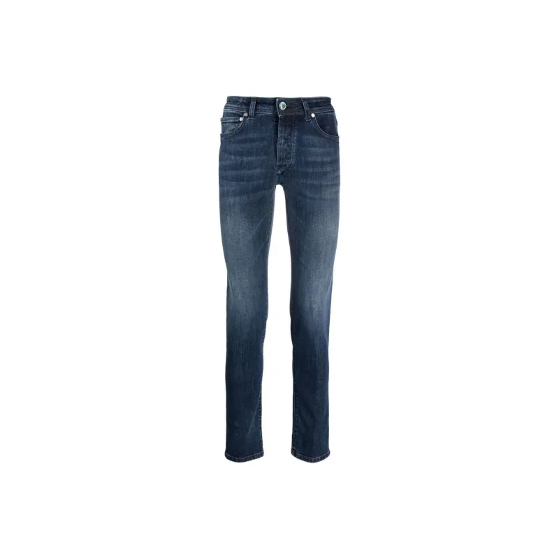 BARBA Slim-cut Leg Jeans-0