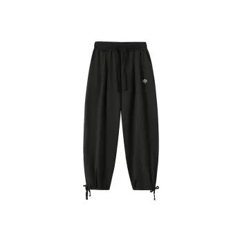 Knitted Sweatpants Unisex Black