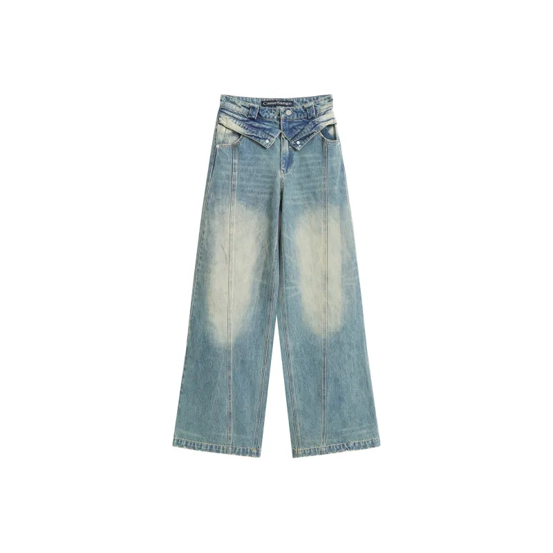 Cassesango X ANTERIORLOVED Jeans Unisex Blue-0