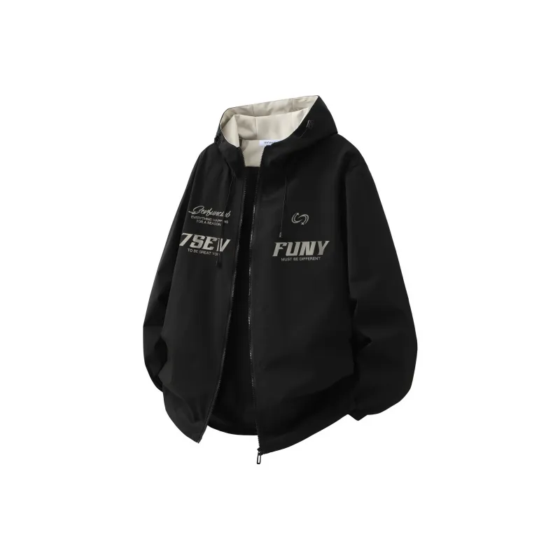 7 SEVFUN Jackets Coats Unisex Black-0