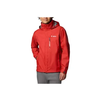 Columbia Jackets Men Canvas Red