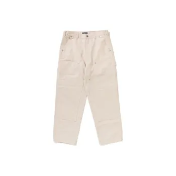 A BATHING APE Line Camo Patch Denim Double Knee Work Pants