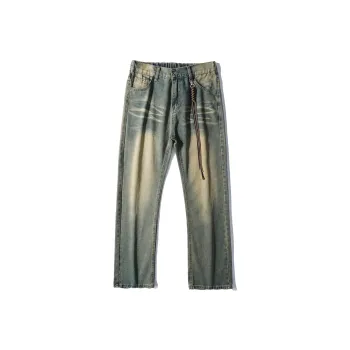 FISHGALAXY Jeans Unisex Vintage Blue