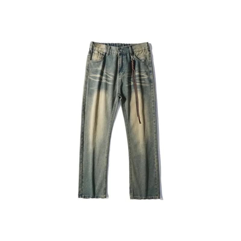FISHGALAXY Jeans Unisex Vintage Blue-0