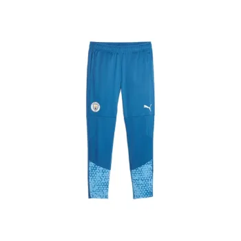 PUMA Manchester City Knitted Sweatpants Men Light Blue