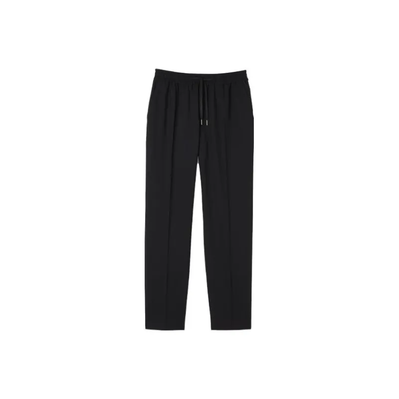 Sandro Knitted Sweatpants Men's Black-0