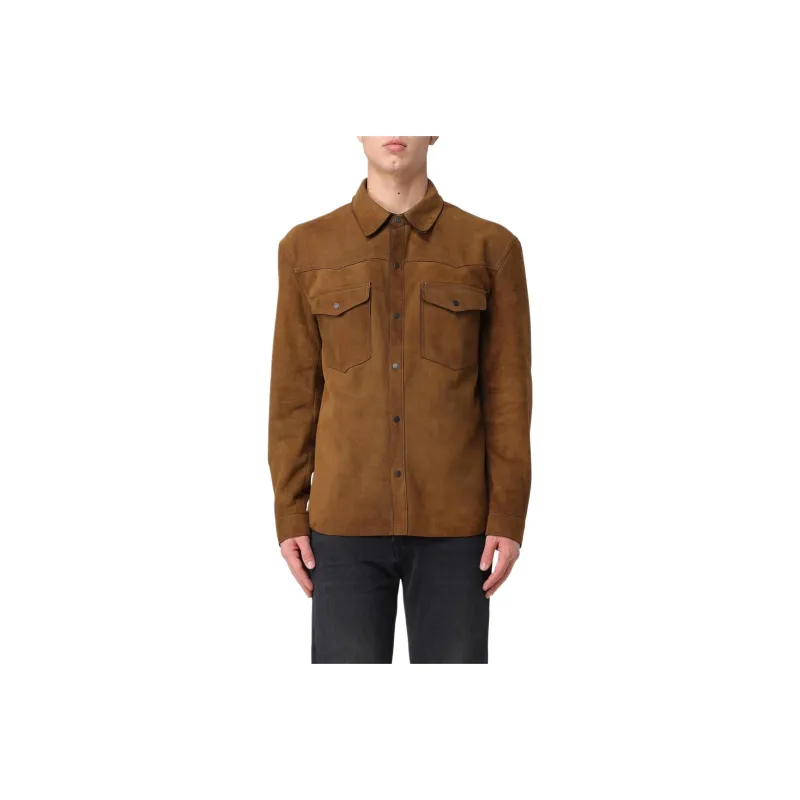 SALVATORE SANTORO Jackets & Coats Men's Brown-0