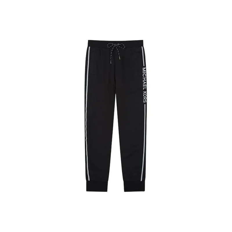 MICHAEL KORS SS23 Knitted Sports Pants Men's Black-0