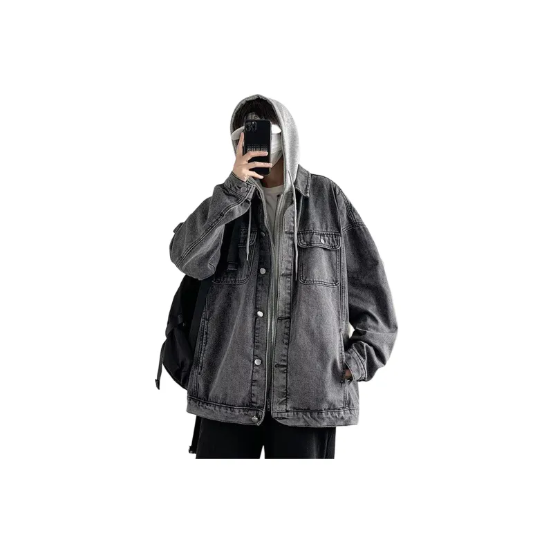 FASTFISH Denim Jackets Unisex-5