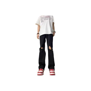 DABAISHA Jeans Unisex Black