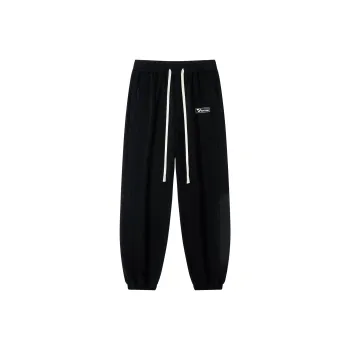 30BRAID Knitted Sweatpants Unisex Black