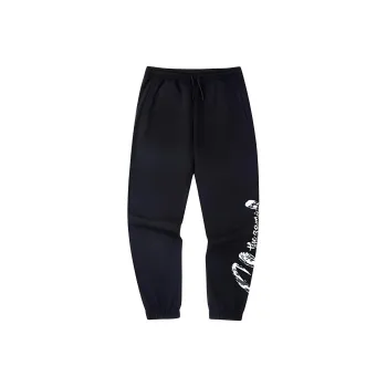Anta Basketball Collection Knitted Sports Pants Unisex Basic Black
