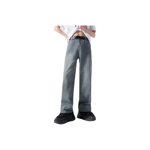 AMANDA BY Fall And Winter Jeans Unisex Blue