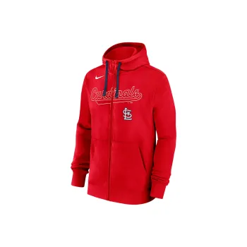 Nike St. Louis Cardinals Knockout Script Men's Nike Mlb Full Zip Hoodie
