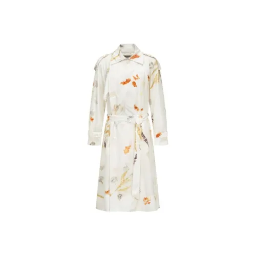 Hla High Heels Trench Coat Men's White
