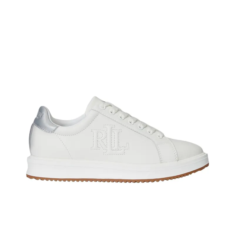 LAUREN RALPH LAUREN Ainsley Low Top Skateboard Shoes Women's White-1