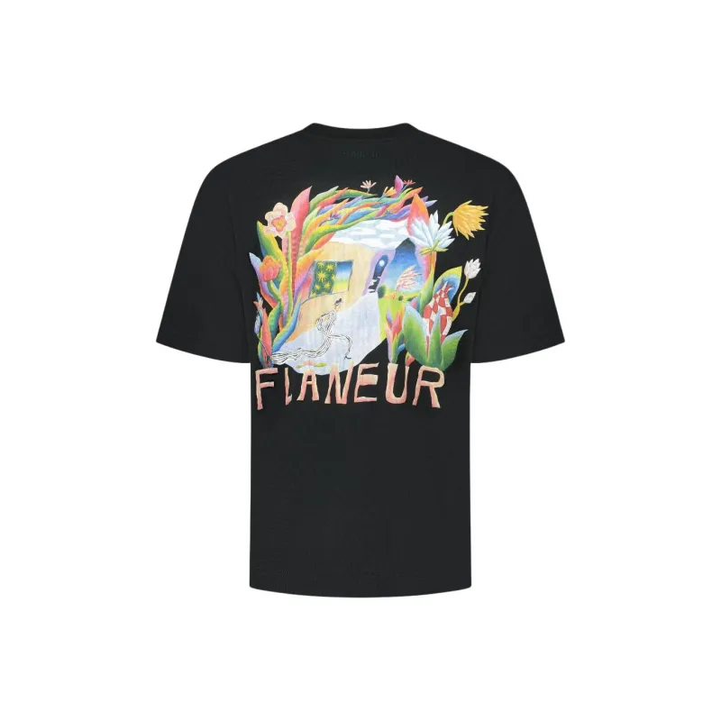 Flaneur Homme T Shirt Men's Black-1