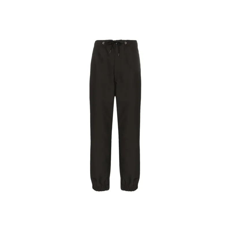 Moncler Knitted Sweatpants Men Black-0