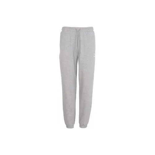 PUMA Knitted Sports Pants Men's Gray