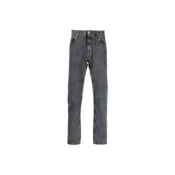 ETRO Logo embroidered Tapered Jeans