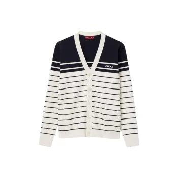 GUCCI SS25 Spring Collection Knitwear Men's White