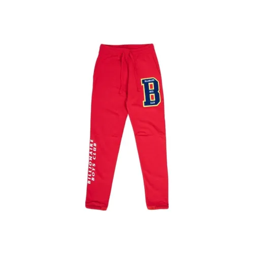 BILLIONAIRE BOYS CLUB Knitted Sweatpants Men Red