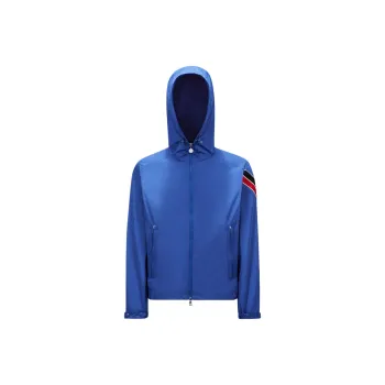 Moncler Trench Coats Men Blue