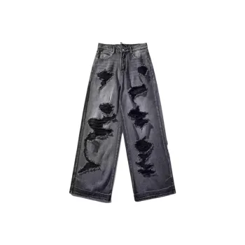 TESTUNG Jeans Unisex Black Gray
