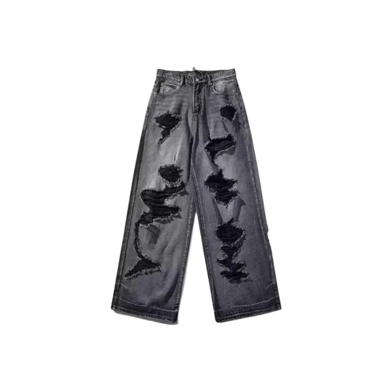 TESTUNG Jeans Unisex Black Gray-0