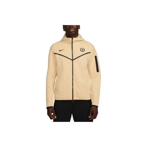Nike Chelsea FCSwoosh Jackets Coats Men's Sesame/Black
