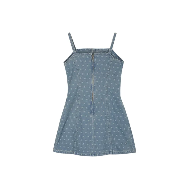 AFGGD Slip Dresses Women's Blue-1