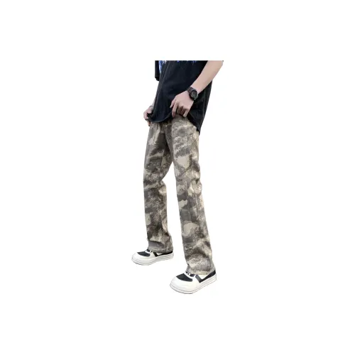 RENBEN Jeans Summer Unisex Desert Camouflage