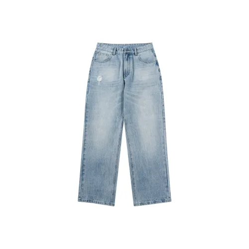 Ghost Mask Jeans Unisex Ice Blue