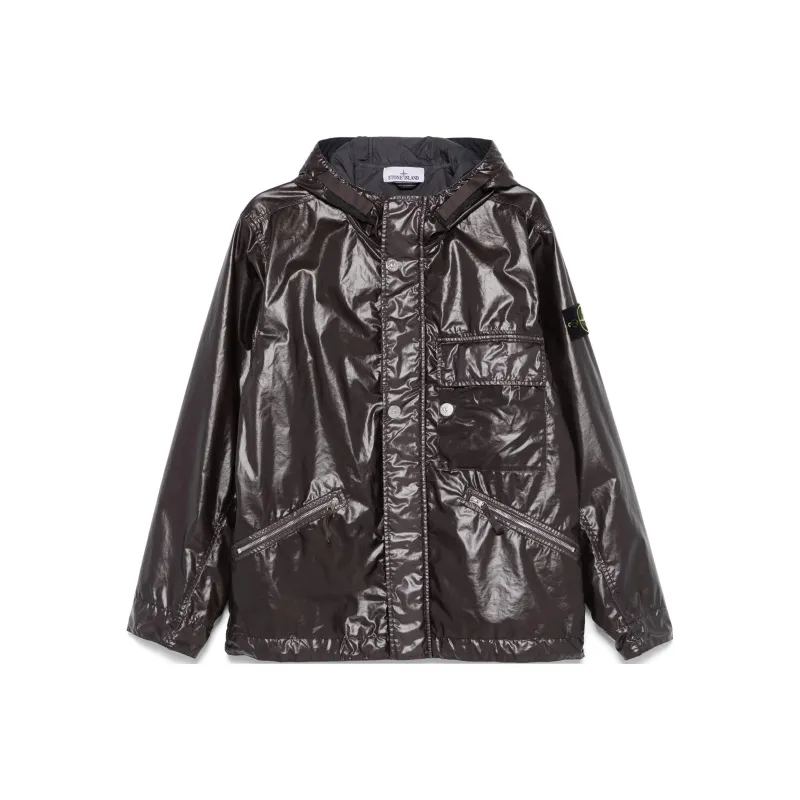 STONE ISLAND Wind And Water Resistant Hooded Padded Jacket-0