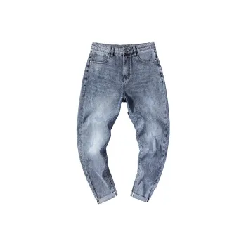 FAIRWHALE Jeans Spring And Summer Unisex Denim Blue