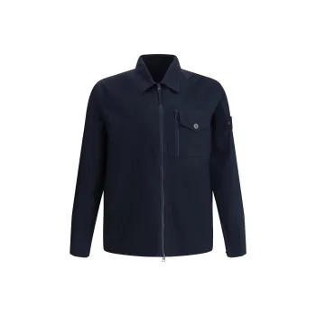 STONE ISLAND Compass Patch Zipped Jacket