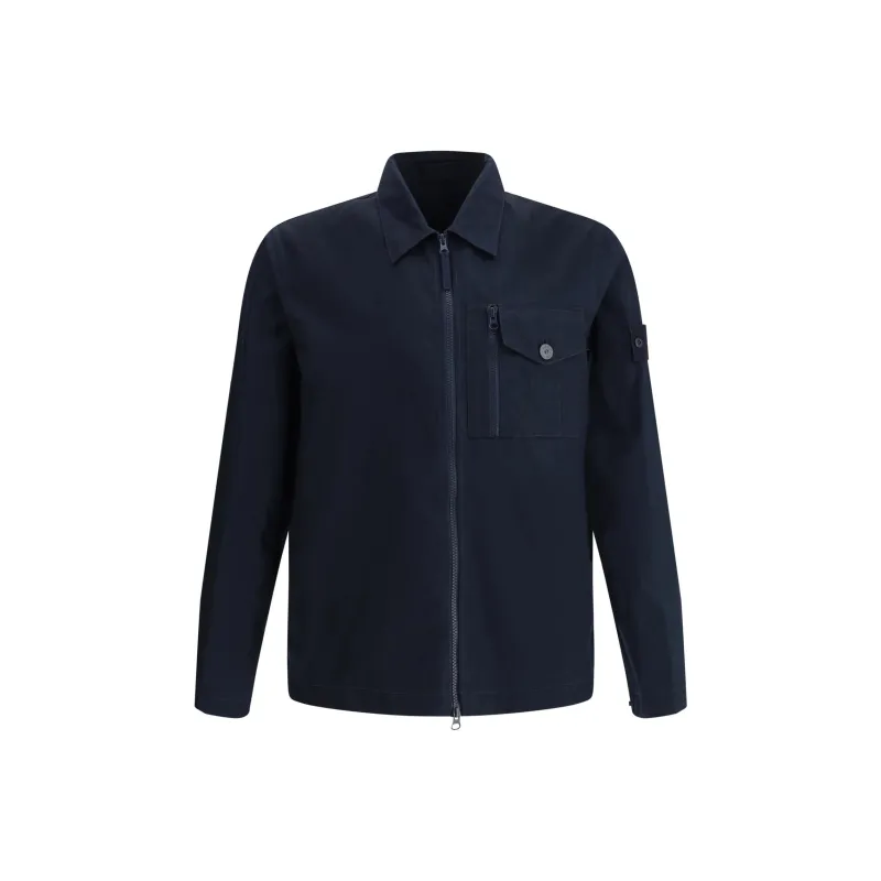 STONE ISLAND Compass Patch Zipped Jacket-0