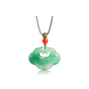 With The Heart Of The Jade African Emerald Necklaces Unisex
